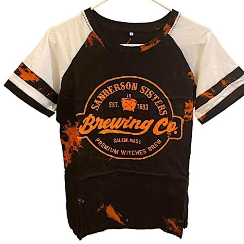 Sanderson Sisters Brewing Company Women’s Size Small T-shirt Tye Dye Retro
